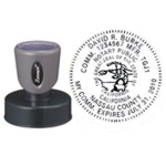 N53 Round California Notary Stamp