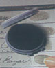 Semi-inkless thumbprint pad
