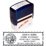 S40 Self-Inking Stamp California Notary