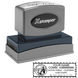 N18 California Notary Stamp