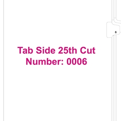 11370 Tab 6 (Side 25th Cut)