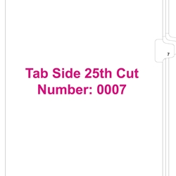 11370 Tab 7 (Side 25th Cut)