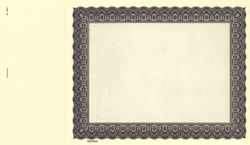 Stock Certificate 4524 Custom Printed