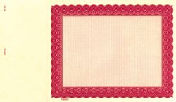 Stock Certificate 4525 Custom Printed