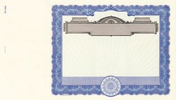 Stock Certificate 504 Custom Printed