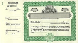 Stock Certificate 514 Custom Printed