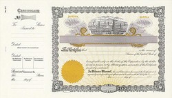 Stock Certificate GOES 57 Custom Printed