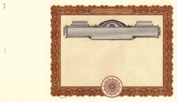 Stock Certificate 731 Custom Printed