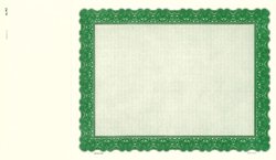 Stock Certificate 742 Custom Printed